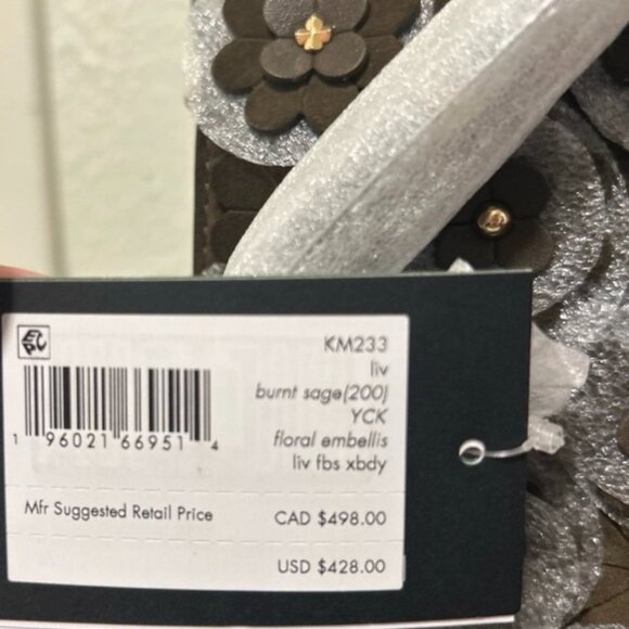 Kate Spade New York Liv Floral Embellished Crossbody Bag - Picture 8 of 12